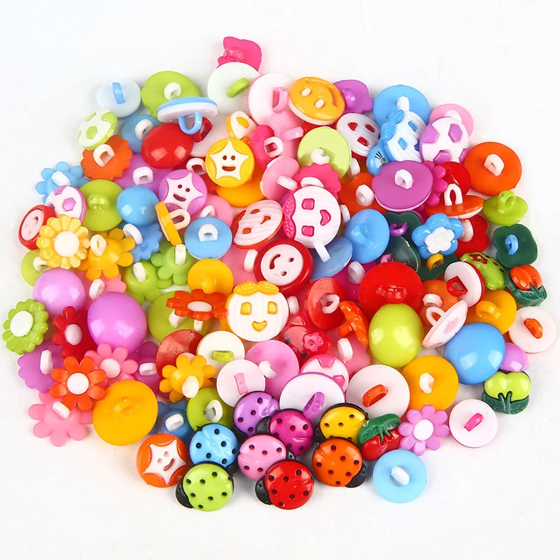 CNCRAFT 100pcs Lots Assorted Patterns Shank Cartoon Plastic Buttons Children's Dolls Sewing Accessories DIY Scrapbooking Crafts
CNCRAFT 100pcs Lots Assorted Patterns Shank Cartoon Plastic Buttons Children's Dolls Sewing Accessories DIY Scrapbooking Crafts