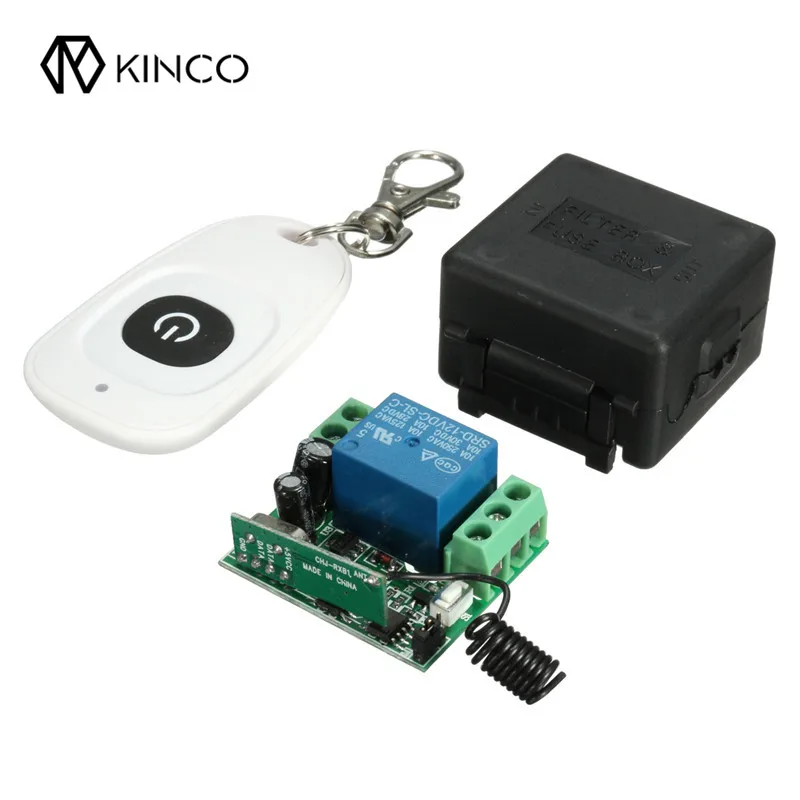 NEW DC 12V 10A 1 CH Wireless RF Remote Control Transmitter Switch with Receiver 315mhz Remote Control Home Automation
NEW DC 12V 10A 1 CH Wireless RF Remote Control Transmitter Switch with Receiver 315mhz Remote Control Home Automation