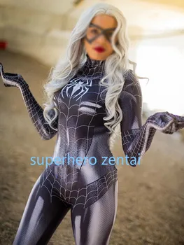 3D Printed Black Cat Symbiote Spider Girl Superhero Costume Zentai suit Spiderman Tight Cosplay Catsuit Free Shipping Customized
3D Printed Black Cat Symbiote Spider Girl Superhero Costume Zentai suit Spiderman Tight Cosplay Catsuit Free Shipping Customized