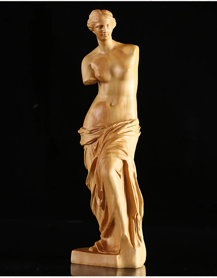 Lobular boxwood carving sculpture decoration art Home Furnishing European carving crafts goddess Venus.
Lobular boxwood carving sculpture decoration art Home Furnishing European carving crafts goddess Venus.