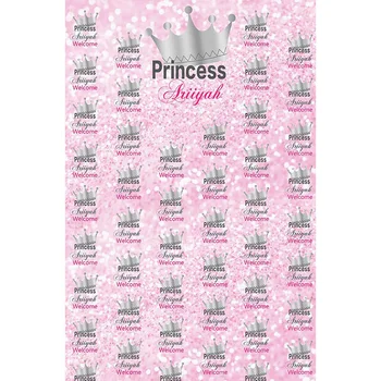 Vinyl Princess Birthday Backdrop Pink Printed Silver Crowns Baby Girls Party Photo Booth Background lv-169
Vinyl Princess Birthday Backdrop Pink Printed Silver Crowns Baby Girls Party Photo Booth Background lv-169