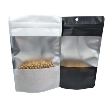 50Pcs 14x21cm Plastic Aluminum Foil Stand Up Zip Lock Packaging Bags with Window Tea Nuts Mylar Storage Zipper Bag for Groceries
50Pcs 14x21cm Plastic Aluminum Foil Stand Up Zip Lock Packaging Bags with Window Tea Nuts Mylar Storage Zipper Bag for Groceries