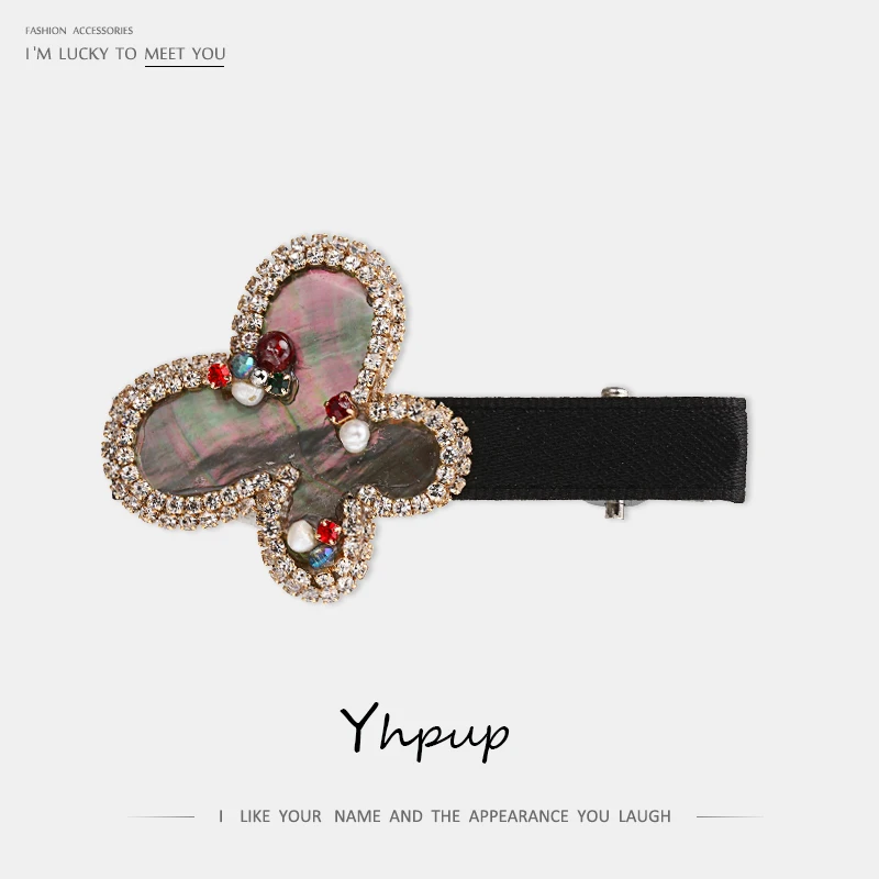Yhpup Exquisite Trendy Brand Butterfly Natural Abalone Shell Hair Clip Bling CZ Luxury Jewelry for Female Party 2019 Hair Pin
Yhpup Exquisite Trendy Brand Butterfly Natural Abalone Shell Hair Clip Bling CZ Luxury Jewelry for Female Party 2019 Hair Pin