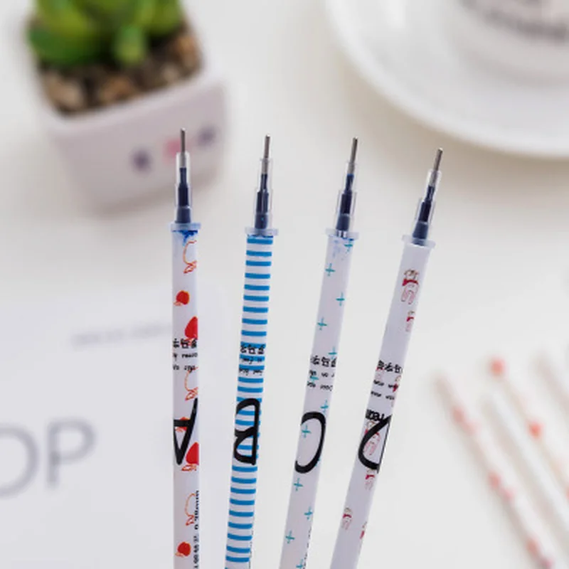 8pcs/set Full Needle Gel Pen Refill Stationary Pens 0.38mm Student Exam Writing Gel Pens Refill Kawaii School Supplies
8pcs/set Full Needle Gel Pen Refill Stationary Pens 0.38mm Student Exam Writing Gel Pens Refill Kawaii School Supplies