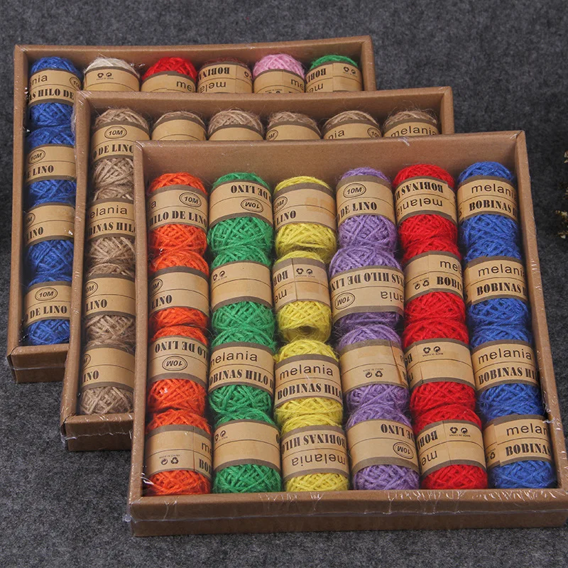 10M/roll Natural Hessian Burlap Jute Twine Rope for Wedding Party Decor Ribbon for DIY Party Craft Decorations
10M/roll Natural Hessian Burlap Jute Twine Rope for Wedding Party Decor Ribbon for DIY Party Craft Decorations