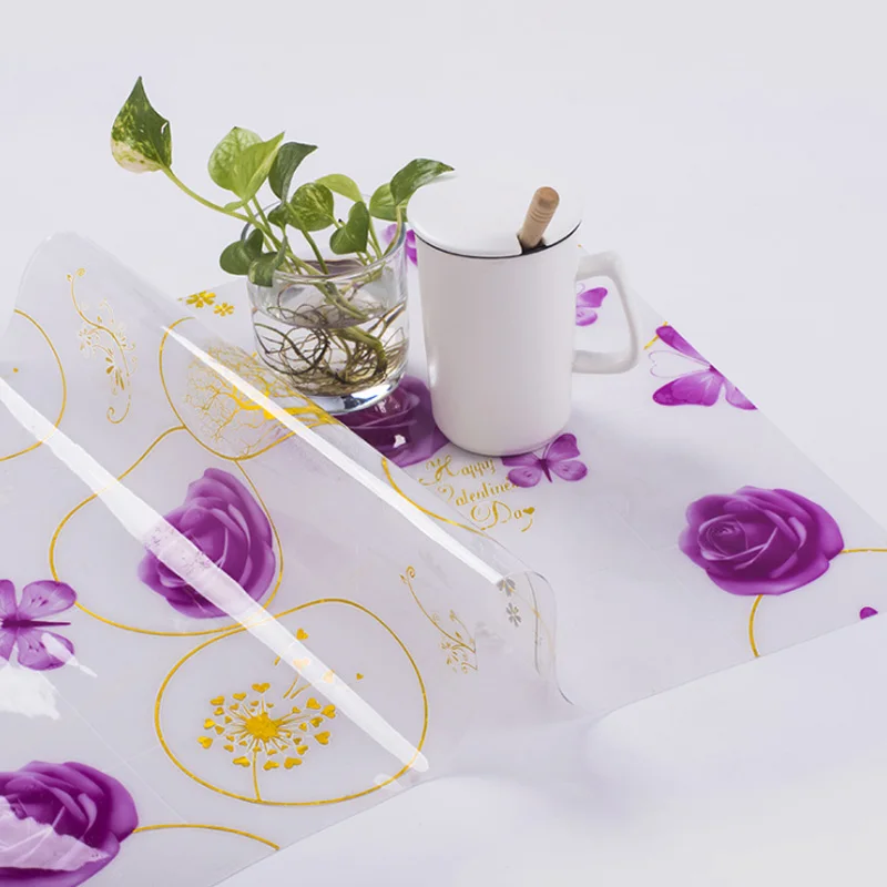 HAZY 1.5mm PVC Tablecloth Waterproof Rectangle Transparent Table Cover with Kitchen Pattern Protector Dining Table Soft Glass
HAZY 1.5mm PVC Tablecloth Waterproof Rectangle Transparent Table Cover with Kitchen Pattern Protector Dining Table Soft Glass