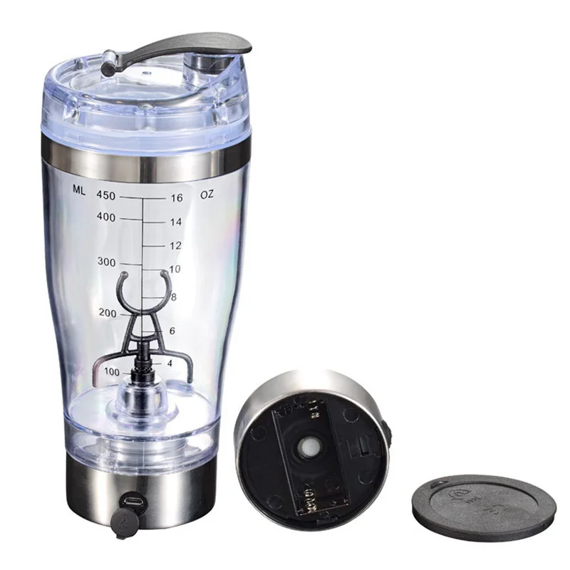 450ml Electric Automatic whey protein shaker protein gym Movement Mixing Smart protein powder Mixer Drinkware Vortex Blender
450ml Electric Automatic whey protein shaker protein gym Movement Mixing Smart protein powder Mixer Drinkware Vortex Blender
