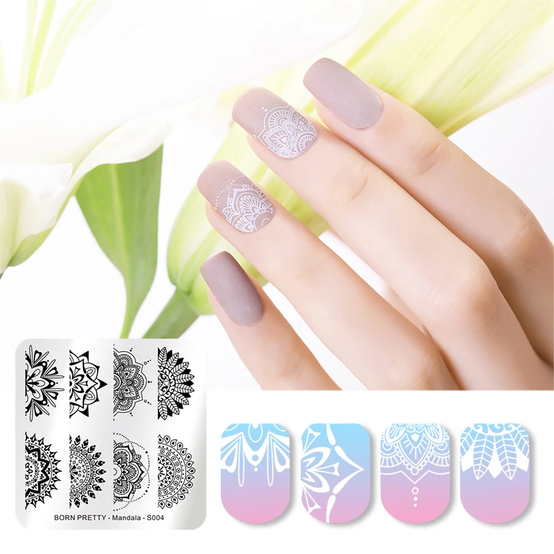 BORN PRETTY Nail Stamping Plates Lace Mandala Floral Animal Nail Art Stamp Stamping Template Image Plate Stencil Nails Tool
BORN PRETTY Nail Stamping Plates Lace Mandala Floral Animal Nail Art Stamp Stamping Template Image Plate Stencil Nails Tool