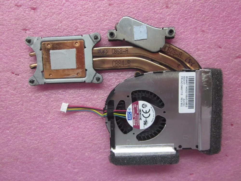 Original Cooling Fan and Heatsink For ThinkPad T420S Carbon Cooler Radiator Independent 04W1713 04W0417 cooing fan
Original Cooling Fan and Heatsink For ThinkPad T420S Carbon Cooler Radiator Independent 04W1713 04W0417 cooing fan