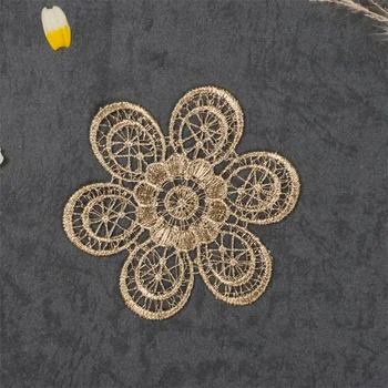 LP - JA11 gold embroidery, lace applique, lace fabric, clothing accessories 20 PCS 85 mm * 85 mm
LP - JA11 gold embroidery, lace applique, lace fabric, clothing accessories 20 PCS 85 mm * 85 mm