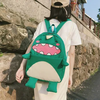 Cute Cartoon Dinosaur Women Backpacks Large Capacity Women School Travel Backpacks Canvas Harajuku Bookbags Women's Back Packs
Cute Cartoon Dinosaur Women Backpacks Large Capacity Women School Travel Backpacks Canvas Harajuku Bookbags Women's Back Packs