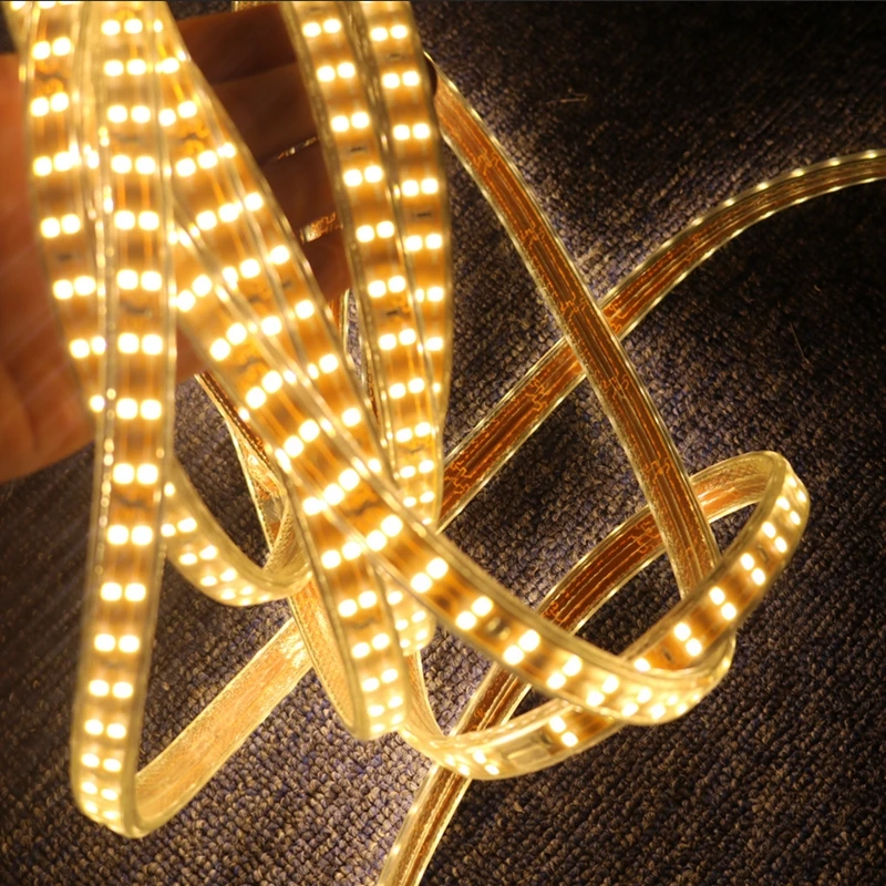 220V Led Strip SMD 2835 156Led/M White/Warm White Waterproof IP67 Led Tape Light With EU Power Plug indoor & outdoor decration
220V Led Strip SMD 2835 156Led/M White/Warm White Waterproof IP67 Led Tape Light With EU Power Plug indoor & outdoor decration