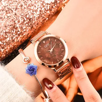 Women's Watch Crystal Diamond Bracelet Stainless Steel Quartz Wrist Watch Ladies Wrist Watch Women Fashion Relogio Feminin Gift
Women's Watch Crystal Diamond Bracelet Stainless Steel Quartz Wrist Watch Ladies Wrist Watch Women Fashion Relogio Feminin Gift