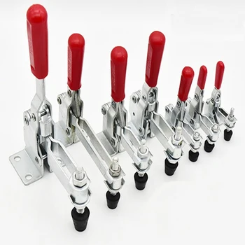 2Pcs Quick Release Toggle Clamp Clamps Vertical Hold Down Toggle Clamps Latch Anti slip Iron Plated 304 Stainless Steel
2Pcs Quick Release Toggle Clamp Clamps Vertical Hold Down Toggle Clamps Latch Anti slip Iron Plated 304 Stainless Steel