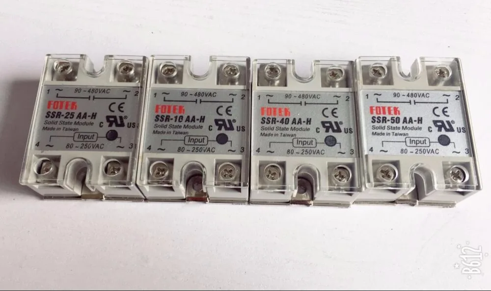 SSR-10AA-H SSR-25AA-H SSR-40AA-H SSR-50AA-H Solid State Relay Module with Plastic Cover AC Control AC 80-250VAC to 90-480VAC
SSR-10AA-H SSR-25AA-H SSR-40AA-H SSR-50AA-H Solid State Relay Module with Plastic Cover AC Control AC 80-250VAC to 90-480VAC