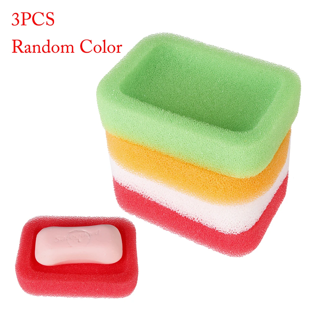 3PCS random color New Home Candy Color Sponge Foam Soap Dish Plate Rack Holder Bathroom Sponge Soap Holder
3PCS random color New Home Candy Color Sponge Foam Soap Dish Plate Rack Holder Bathroom Sponge Soap Holder