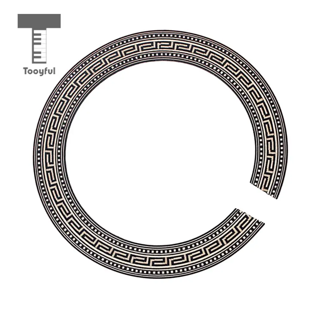 1 Set Guitar Soundhole Rosette Guitar Wooden Sound Hole Decal Sticker for Guitar Parts Dia.91mm