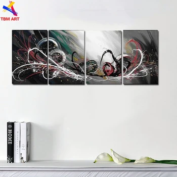 4 Panels Set Mixed Color Textured Hand Painted Modern Abstract Oil Painting on Canvas Big Wall Art Gift Unframed Home Decoration 
4 Panels Set Mixed Color Textured Hand Painted Modern Abstract Oil Painting on Canvas Big Wall Art Gift Unframed Home Decoration