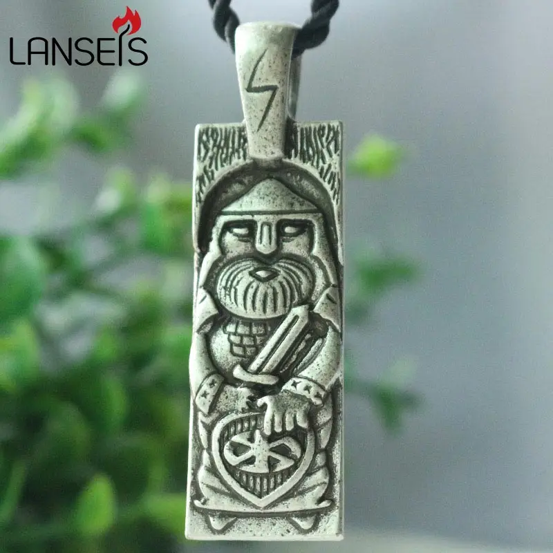 lanseis 1pcs Perun Slavic god of thunder pendant and lightning Slav Mythology Eastern Pagan Viking Warrior Tribal men necklace
lanseis 1pcs Perun Slavic god of thunder pendant and lightning Slav Mythology Eastern Pagan Viking Warrior Tribal men necklace