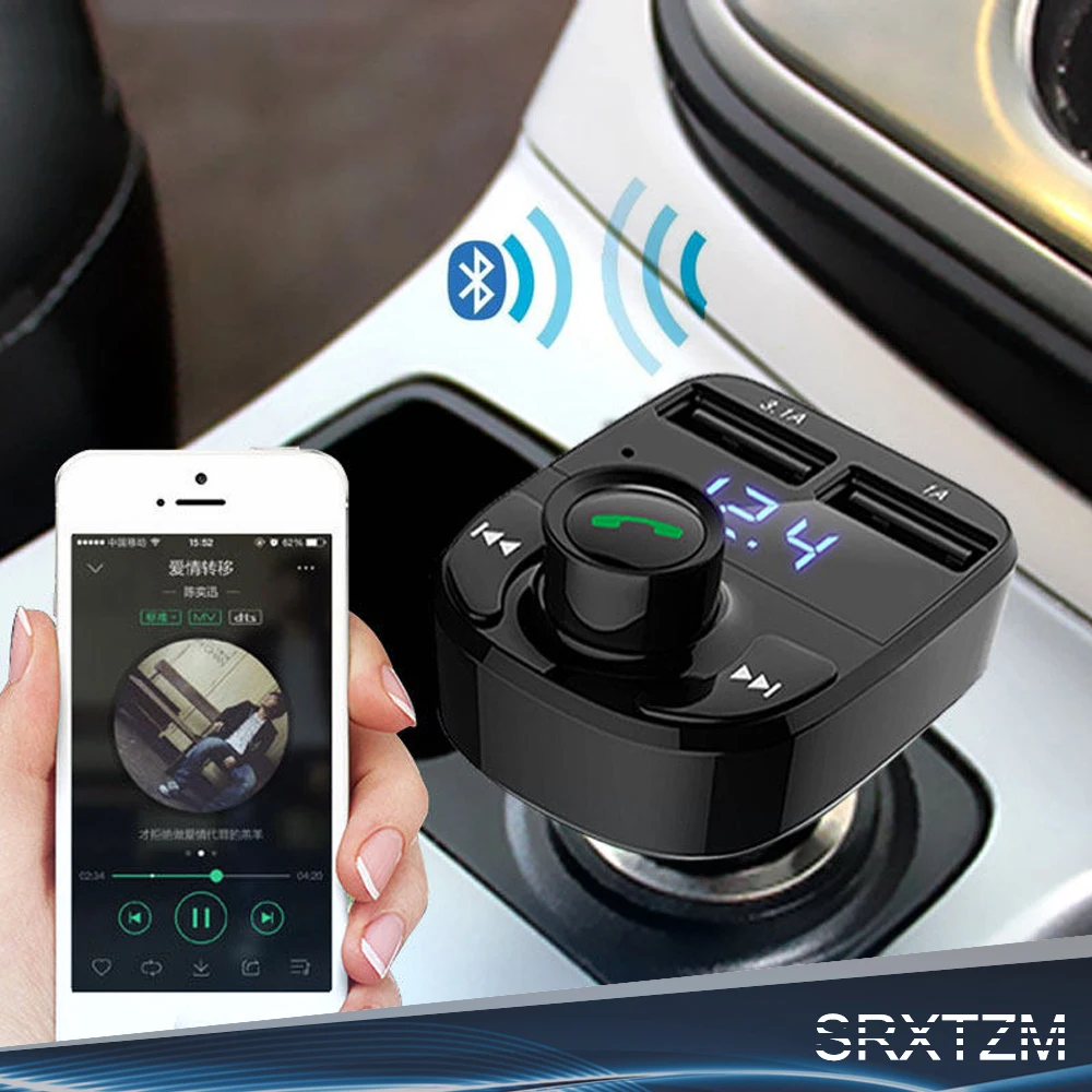 Dual USB Car Charger Auto MP3 Audio Player Bluetooth Car Kit FM Transmitter Bluetooth Car Handsfree Phone Charger Carkit
Dual USB Car Charger Auto MP3 Audio Player Bluetooth Car Kit FM Transmitter Bluetooth Car Handsfree Phone Charger Carkit