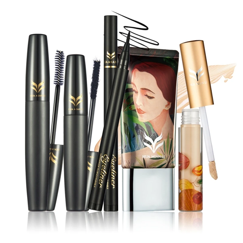 4pcs Makeup Set Kit Maquiagem Foundation Liquid Concealer Macara Liquid Liner Pencil Beauty Gift For Women Cosmetic Make Up Set
4pcs Makeup Set Kit Maquiagem Foundation Liquid Concealer Macara Liquid Liner Pencil Beauty Gift For Women Cosmetic Make Up Set