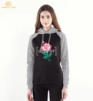 Destroy & Rose Sexy Women Raglan Hoodies 2020 Spring Autumn Fashion Sweatshirts Women's Long Sleeve Hooded Brand Clothing S-XXL
Destroy & Rose Sexy Women Raglan Hoodies 2020 Spring Autumn Fashion Sweatshirts Women's Long Sleeve Hooded Brand Clothing S-XXL