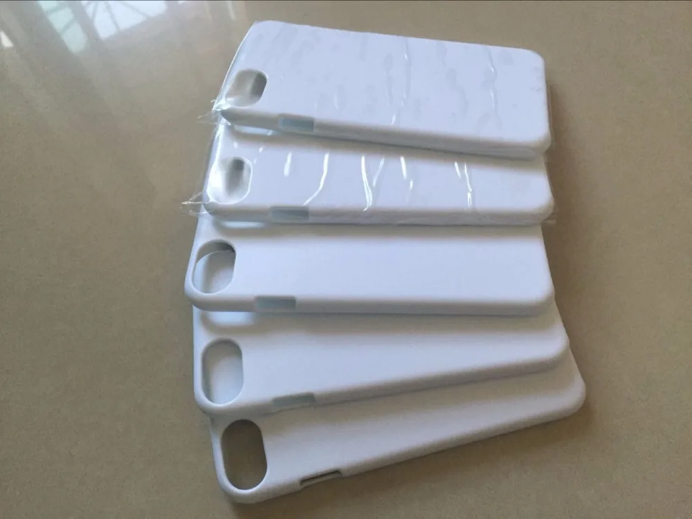Оптовая продажа для iphone8 8 plus 3D сублимационный чехол пустая 3d крышка iphone белый