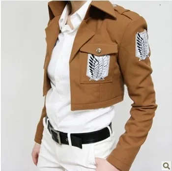 Fancy dress Anime Attack on Titan Scouting Legion Coat Jacket Uniform Suit Clothes Cosplay Costumes With Badge High Quality
Fancy dress Anime Attack on Titan Scouting Legion Coat Jacket Uniform Suit Clothes Cosplay Costumes With Badge High Quality