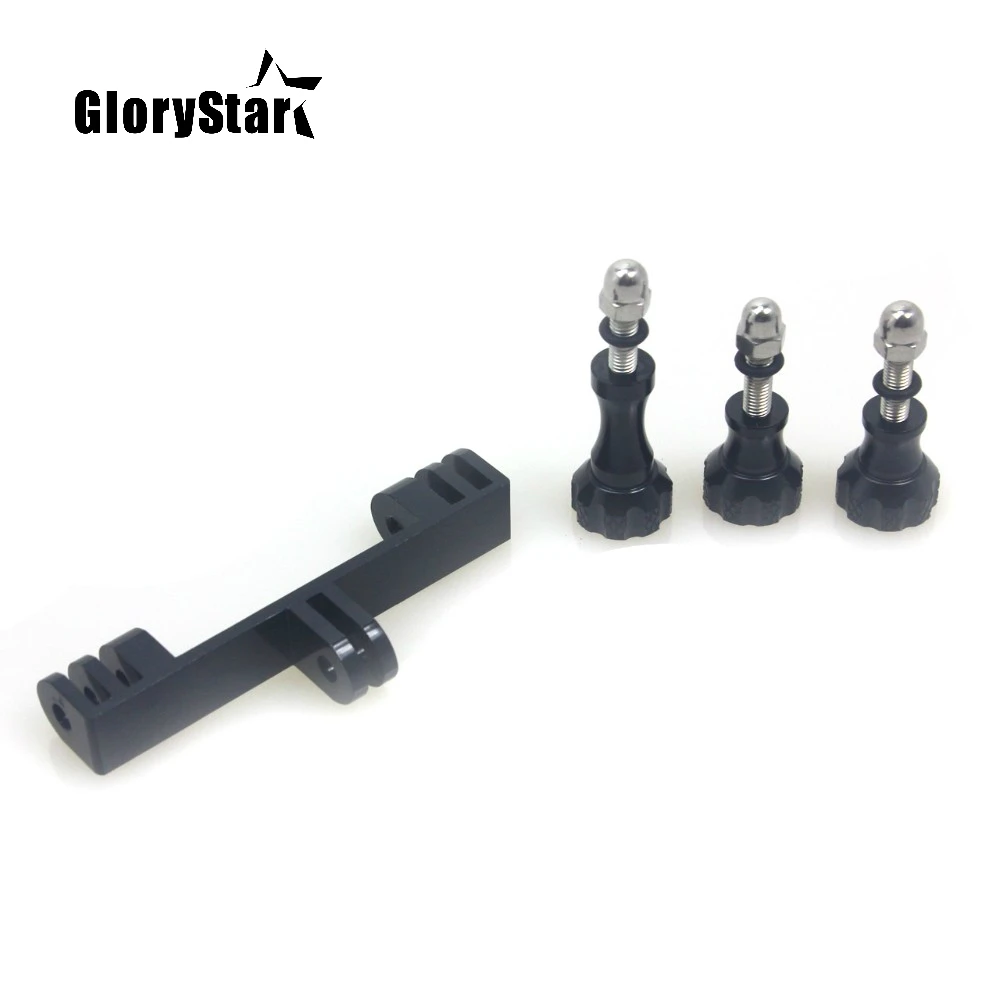 GloryStar Metal Bracket With 3pcs Aluminum Thumb Knob Screws Camera Tripod Mount Base for Gopro hero4 3+ 3 2 XIAOYI SJ4000
GloryStar Metal Bracket With 3pcs Aluminum Thumb Knob Screws Camera Tripod Mount Base for Gopro hero4 3+ 3 2 XIAOYI SJ4000