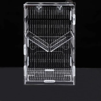 

Acrylic Fry Incubation Box Breading Box Hatchery Fish Tank Isolation Box - Simple Lattice L