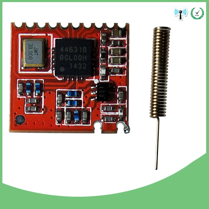original 433MHz RF module 4463 chip Long-Distance communication Receiver and Transmitter SPI IOT and 433 MHz antenna
original 433MHz RF module 4463 chip Long-Distance communication Receiver and Transmitter SPI IOT and 433 MHz antenna