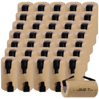 36 pcs SC battery 4.25cm*2.2cm 1300mah 1.2V NICD SUBC batteries real capacity for power tools for BOSCH for DEWALT for CASALS
36 pcs SC battery 4.25cm*2.2cm 1300mah 1.2V NICD SUBC batteries real capacity for power tools for BOSCH for DEWALT for CASALS