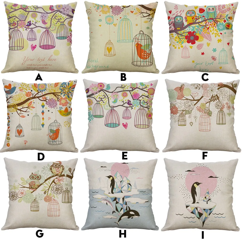 Simple Linen Pollow Cases Creative With Cartoon Style Lovely Pillow Cover 45x45cm Decorative Cushion Cover For Home Sofa
Simple Linen Pollow Cases Creative With Cartoon Style Lovely Pillow Cover 45x45cm Decorative Cushion Cover For Home Sofa