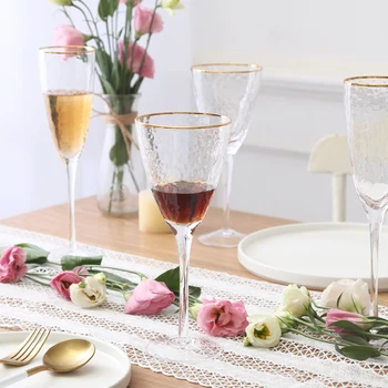 Japanese Phnom Penh Hammer-eyed Glass Wine Water Cup Lead-free Red Wine Cup Wine Champagne Cup Foot Cup
Japanese Phnom Penh Hammer-eyed Glass Wine Water Cup Lead-free Red Wine Cup Wine Champagne Cup Foot Cup