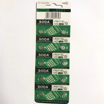 10 Pcs AG1 LR621 SR621sw 364A Button Cell Battery For Watch Electronic Calculator Alkaline coin Battery 1.55V 6.8*2.1mm LR60 
10 Pcs AG1 LR621 SR621sw 364A Button Cell Battery For Watch Electronic Calculator Alkaline coin Battery 1.55V 6.8*2.1mm LR60