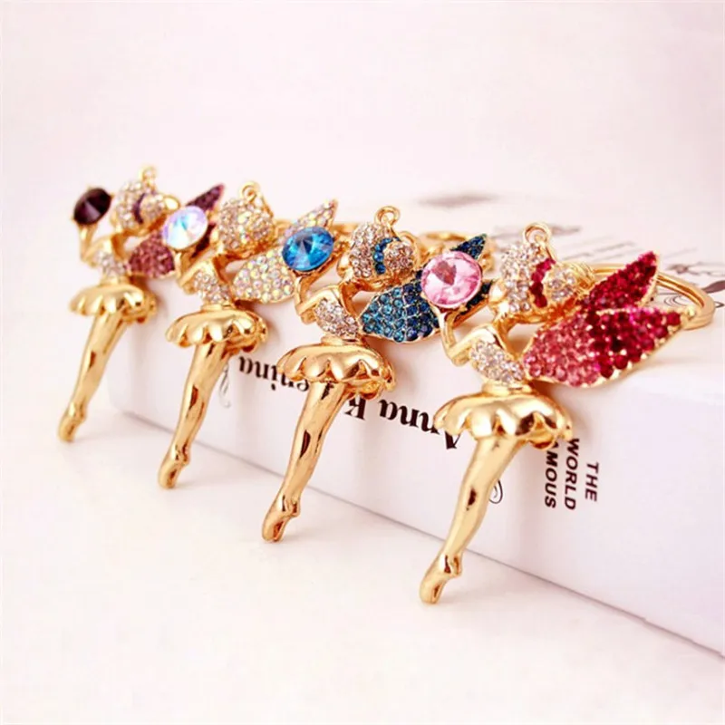 Unique Novelty Crystal Fairy Angel Girl Keychains Car Key Ring Holder Fashion Gift Rhinestone Keyring Handbag Charm Bag Pendant
Unique Novelty Crystal Fairy Angel Girl Keychains Car Key Ring Holder Fashion Gift Rhinestone Keyring Handbag Charm Bag Pendant