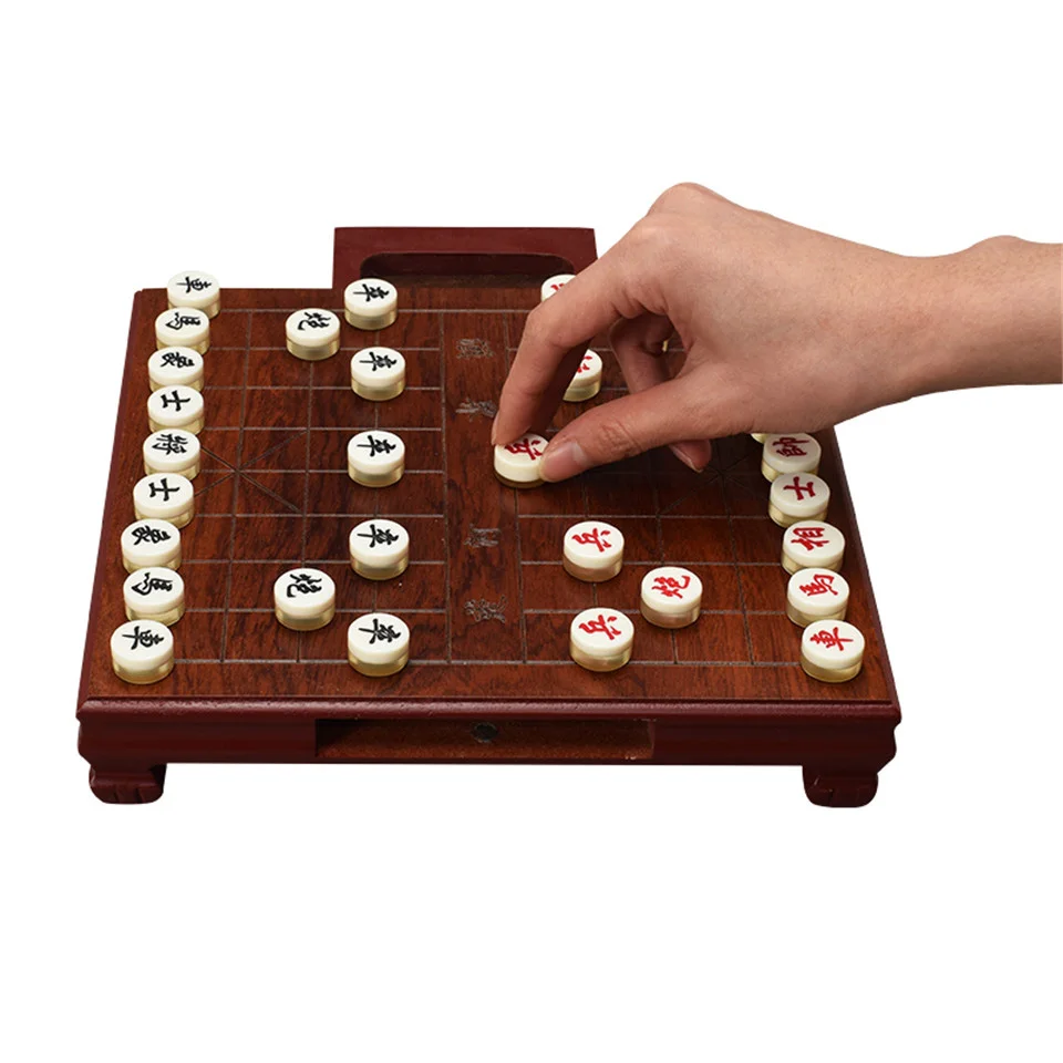 BSTFAMLY Chinese Chess Xiang Qi Wooden box Acrylic Pieces with Drawer 24*22*4.5cm 32Pcs/Set Puzzle Game Kids Gift C01
BSTFAMLY Chinese Chess Xiang Qi Wooden box Acrylic Pieces with Drawer 24*22*4.5cm 32Pcs/Set Puzzle Game Kids Gift C01