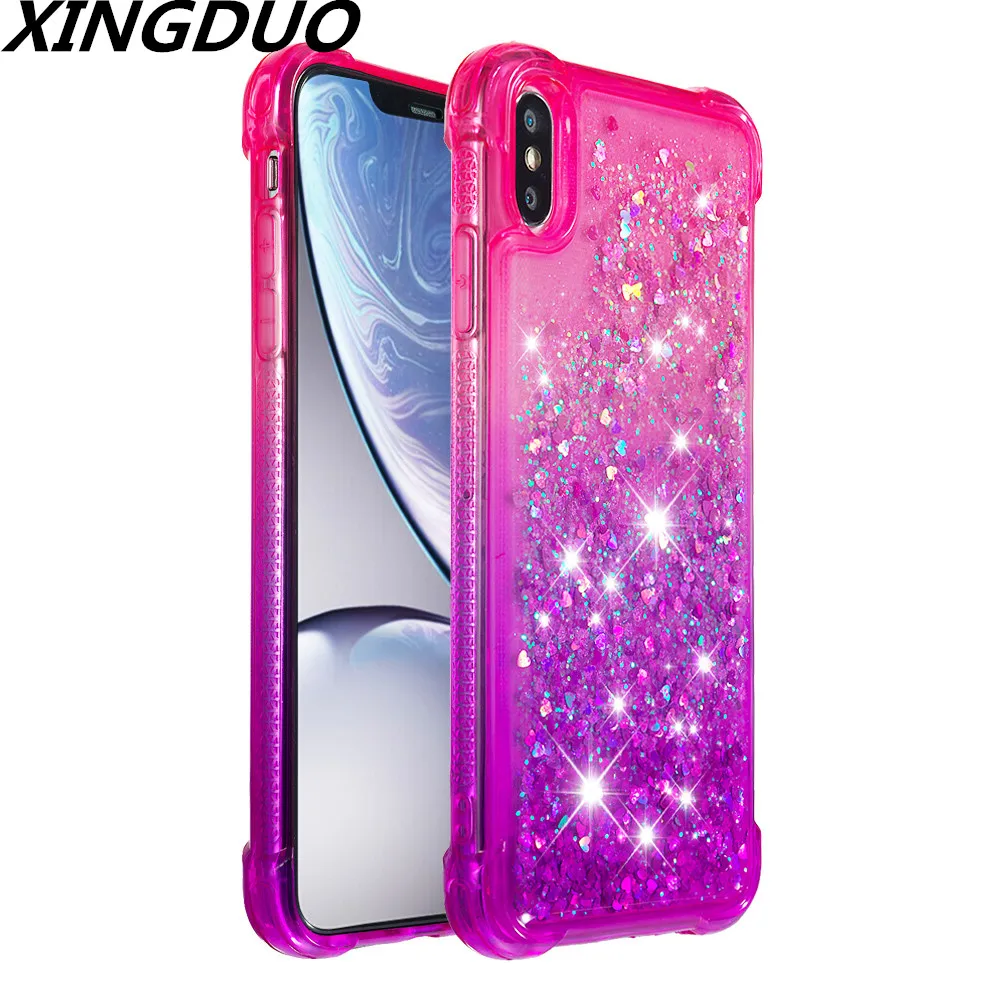 XINGDUO For IPhone 6 6s 7 8 Plus X XS XR XSMax Cartoon Heart Shaped Love Liquid Quicksand Glistening Chameleon Luxury phone case
XINGDUO For IPhone 6 6s 7 8 Plus X XS XR XSMax Cartoon Heart Shaped Love Liquid Quicksand Glistening Chameleon Luxury phone case