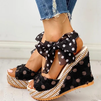 INS sweet polka dot Leisure Women Wedges Shoes 2019 Summer Sandals Woman casual Date Party Platform High Heels Shoes Woman
INS sweet polka dot Leisure Women Wedges Shoes 2019 Summer Sandals Woman casual Date Party Platform High Heels Shoes Woman