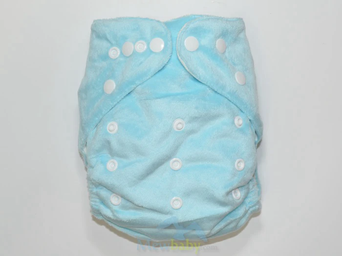 Фото Plain Minky Baby Nappy Cover Washable Reuseable Cloth Diapers Fits For Four Seasons FCS11 | Мать и ребенок