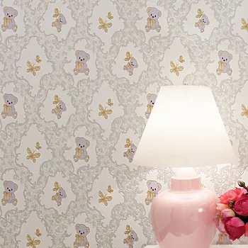 Green children's room wallpaper pink cartoon bear non-woven wallpaper boy girl warm bedroom wallpaper
Green children's room wallpaper pink cartoon bear non-woven wallpaper boy girl warm bedroom wallpaper