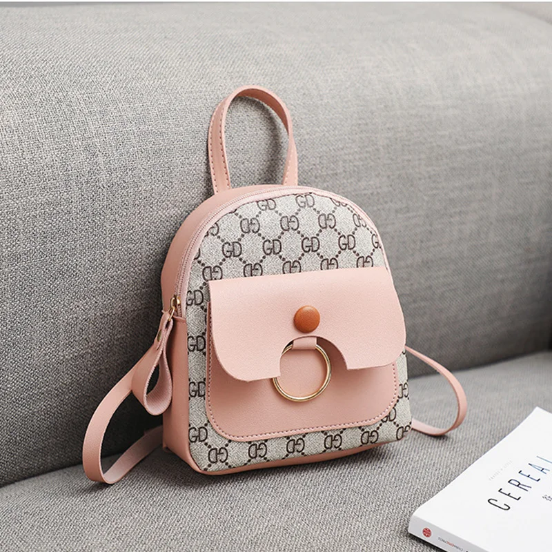 Simple Fashion Mini Backpack 2019 Colour-impact Stitching Shoulder Bag Multi-functional Women's Bag Pu Soft-leather Mobile Bag
Simple Fashion Mini Backpack 2019 Colour-impact Stitching Shoulder Bag Multi-functional Women's Bag Pu Soft-leather Mobile Bag