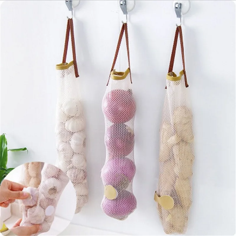 Vegetable Onion Potato Hanging Hollow Mesh Bag Storage Kitchen Garlic Ginger Mesh Storage Bag Gift Bag Pastry Bag
Vegetable Onion Potato Hanging Hollow Mesh Bag Storage Kitchen Garlic Ginger Mesh Storage Bag Gift Bag Pastry Bag