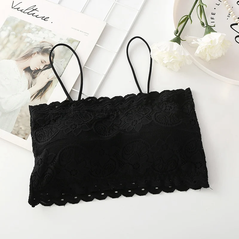 Women Wrapped Chest Strap Underwear Camisoles Solid Color Tube Top Soft Breathable Brassiere Women Lace Embroidered Tube Tops
Women Wrapped Chest Strap Underwear Camisoles Solid Color Tube Top Soft Breathable Brassiere Women Lace Embroidered Tube Tops