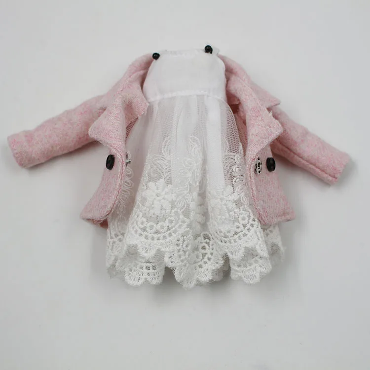 Free shipping Doll Clothes 2 Pieces/set Lace Dress Pink Coat for Blyth,Azone ,1/6 BJD Doll Accessories Christmas Toys Gift
Free shipping Doll Clothes 2 Pieces/set Lace Dress Pink Coat for Blyth,Azone ,1/6 BJD Doll Accessories Christmas Toys Gift