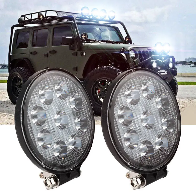 OKEEN 2pcs 4inch 27w Led Work Light 12v Offroad 4x4 Car Trucks Flood Spot Beam 24v 27w Led Working Lights Auto Fog Driving Lamp
OKEEN 2pcs 4inch 27w Led Work Light 12v Offroad 4x4 Car Trucks Flood Spot Beam 24v 27w Led Working Lights Auto Fog Driving Lamp