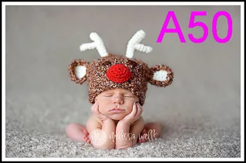 30piece/lot Baby Crochet deer Hat,100% Handmade Christmas Reindeer hat caps, Baby Winter Christmas Beanie Crochet Photo Props
30piece/lot Baby Crochet deer Hat,100% Handmade Christmas Reindeer hat caps, Baby Winter Christmas Beanie Crochet Photo Props