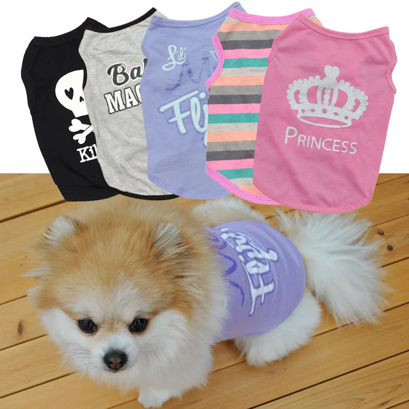 Pets Supplies Dog Cat Vest Printed Puppy T Shirt Coat Pet Clothes Winter Autumn Apparel Costumes Casual Sport Chihuahua Bulldog
Pets Supplies Dog Cat Vest Printed Puppy T Shirt Coat Pet Clothes Winter Autumn Apparel Costumes Casual Sport Chihuahua Bulldog
