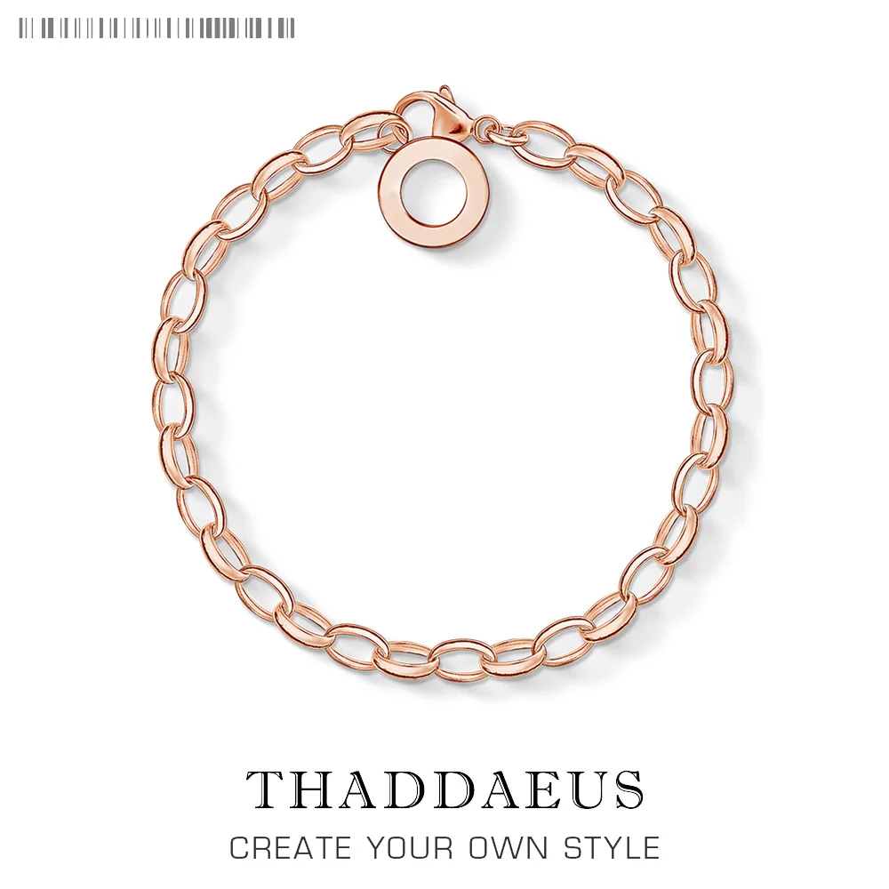 Link Chain Charm Bracelets,2017 Rose Gold Color Trendy Gift for Women,Thomas Style Glam Jewelry,Fashion Jewelry Acessories
Link Chain Charm Bracelets,2017 Rose Gold Color Trendy Gift for Women,Thomas Style Glam Jewelry,Fashion Jewelry Acessories