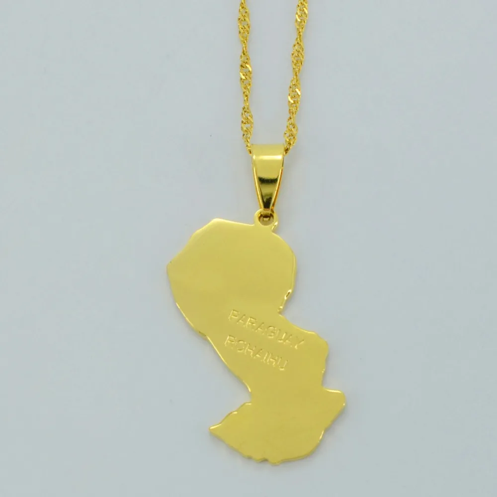 Anniyo Paraguay Map Pendant Necklaces for Women/Men Gold Color Paraguay Rohaihu Maps Jewelry Paraguayans #006021
Anniyo Paraguay Map Pendant Necklaces for Women/Men Gold Color Paraguay Rohaihu Maps Jewelry Paraguayans #006021